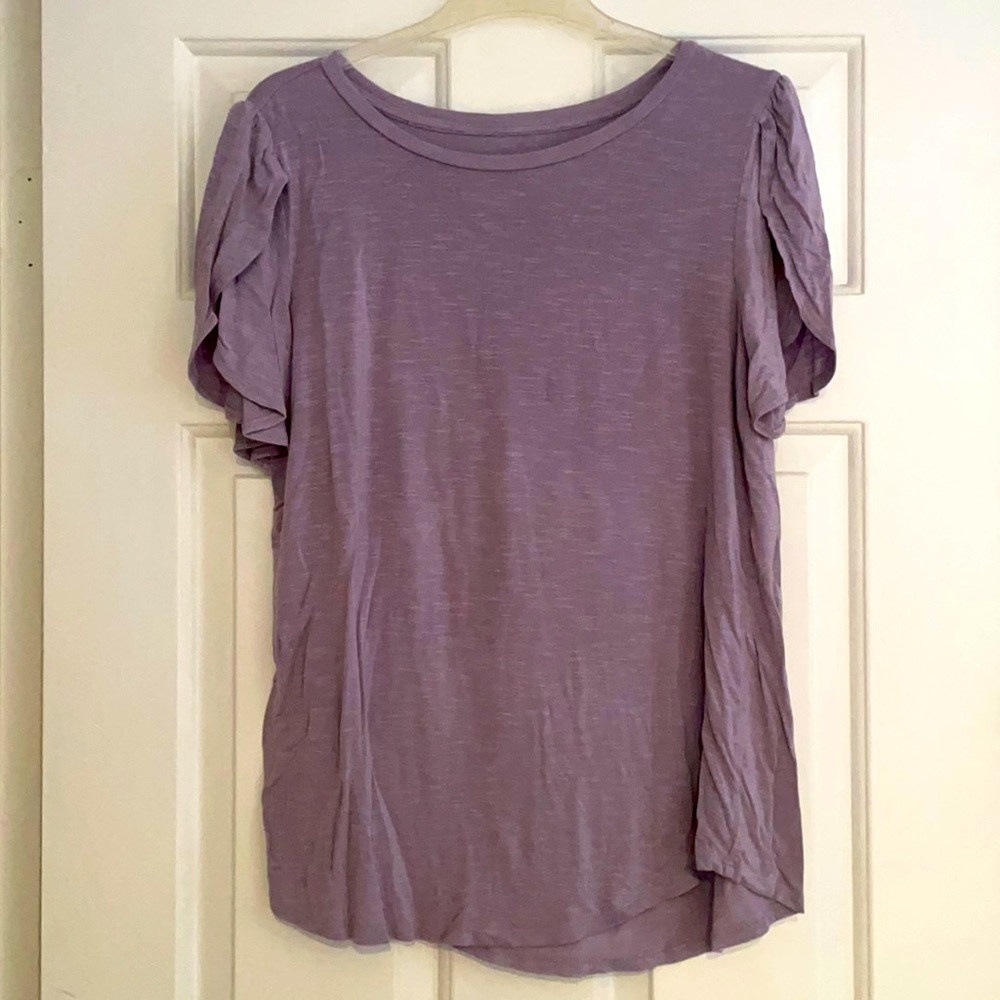 LOFT Petal Sleeve Shirt